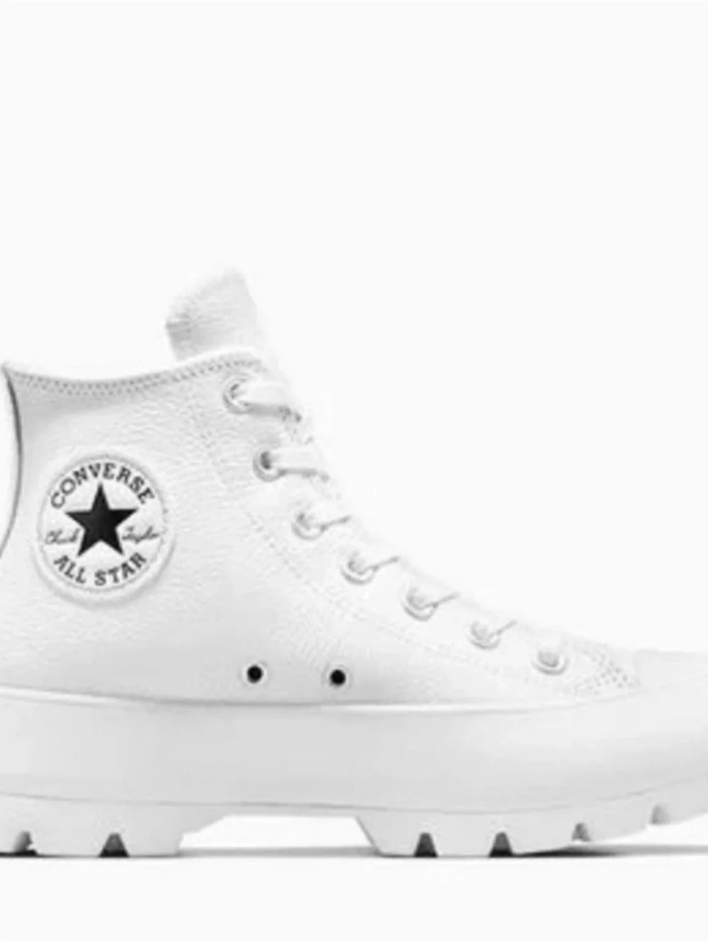 Converse Lugged White High Top All Star Sneaker